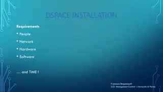 DSpace Installation Requirements and Steps by Francesco Bergamaschi