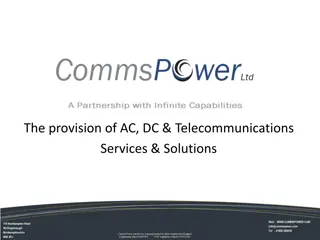 Expert Providers of AC, DC, and Telecommunications Services & Solutions