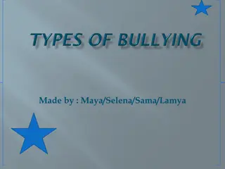 Understanding and Addressing Bullying Behavior