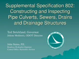 Enhanced Specifications for Pipe Culverts and Drainage Structures