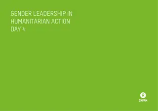 Gender Equality in Humanitarian Crises: Empowering Women and Girls