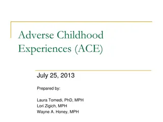 Adverse Childhood Experiences (ACE) Study and Findings