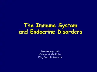 The Interplay of the Immune System and Endocrine Disorders