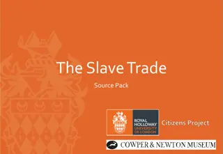 The Slave Trade Source Pack and Key Information