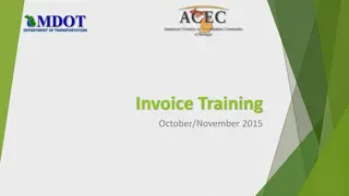 Effective Training and Improvements for Transportation Invoice Procedures