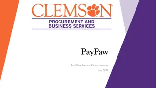 Streamlining Invoicing Process with PayPaw in BuyWays - May 2017