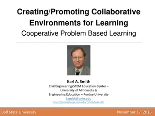 Promoting Collaborative Environments for Cooperative Problem-Based Learning