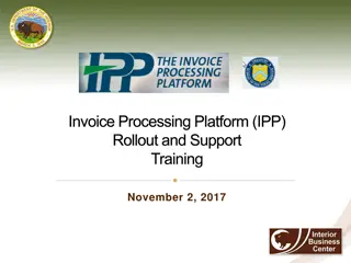 IPP Rollout and Support Training Overview