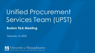 Revolutionizing Supplier Onboarding Process for Unified Procurement Services Team (UPST)