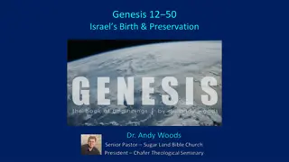 Genesis: From Birth to Covenant in Israel's History