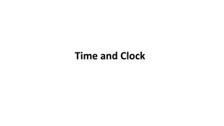 Time, Clock Synchronization, and Atomic Clocks