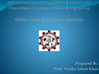 Comprehensive Course Overview on Algorithm Analysis and Design