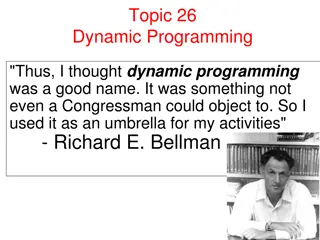 Dynamic Programming through Richard Bellman's Insights