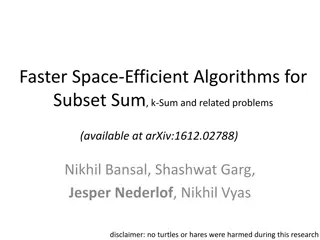 Faster Space-Efficient Algorithms for Subset Sum