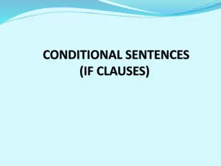 Understanding Conditional Sentences (If Clauses) in English Grammar