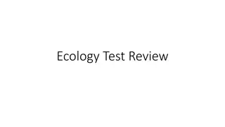 Ecology Test Review Questions and Answers