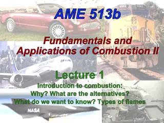 Fundamentals of Combustion II - Introduction and Nomenclature