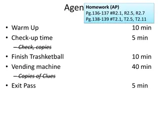 School Week Schedule and Activities