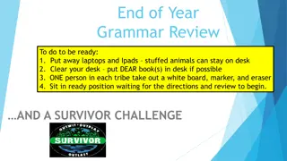 End-of-Year Grammar Review & Language Skills Quiz