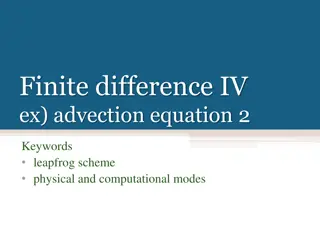 Leapfrog Scheme for Advection Equation