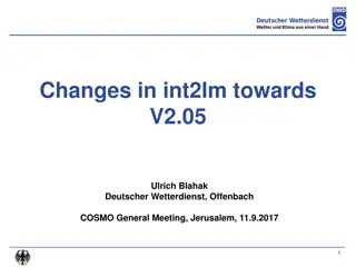 Update Summary of Changes in int2lm Version 2.05 by Ulrich Blahak (2017)