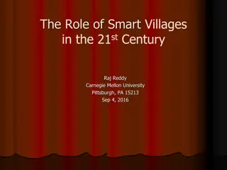 The Role of Smart Villages in the 21st Century