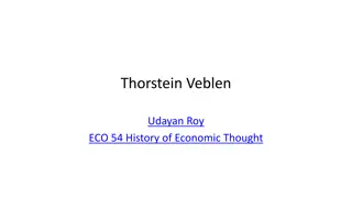 Thorstein Veblen: Critic of Capitalism and Founder of American Institutionalism