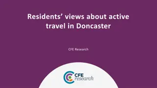 Insights from Residents on Active Travel in Doncaster