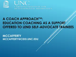 Education Coaching to Support Self-Advocate Trainees