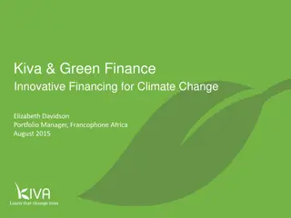 Empowering Change: Kiva & Green Finance for Climate Action