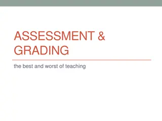 Effective Strategies for Teaching Assessment and Grading