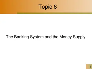 The Banking System and Money Supply