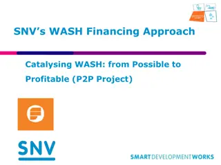 Catalysing WASH: From Possible to Profitable (P2P Project)