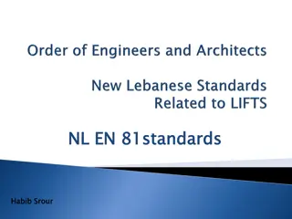 New Lebanese Standards for Lifts