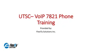 Introduction to VoIP Training with Cisco 7821 IP Phone