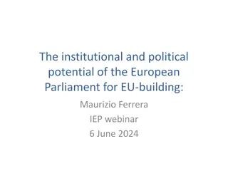 The European Parliament's Role in EU-Building: Analysis and Perspectives