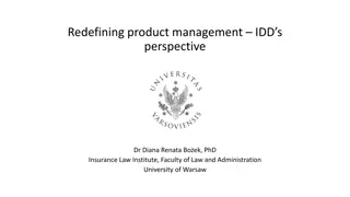 Redefining Product Management: IDD's Impact on Insurance Market Participants