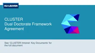 Dual Doctorate Framework Agreement Overview