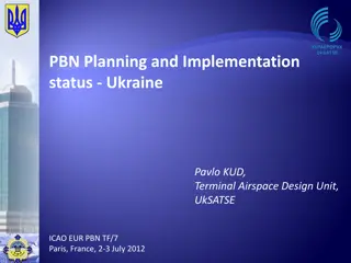 PBN Planning and Implementation Status in Ukraine