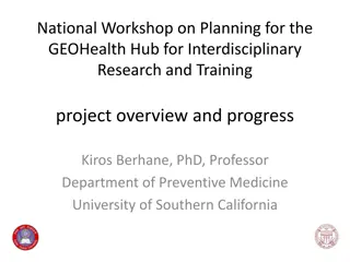 Developing a GEOHealth Hub for Interdisciplinary Research and Training in East Africa