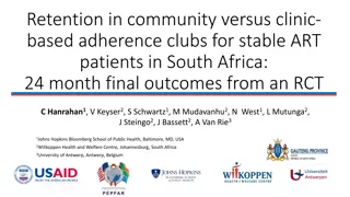 Comparison of Community vs Clinic-Based Adherence Clubs for ART Patients in South Africa