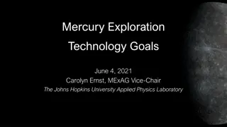 Mercury Exploration Technology Goals and Challenges