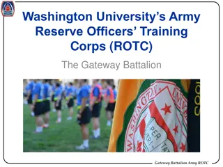 Washington University's Army ROTC Program: Challenges and Opportunities