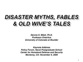 Dissecting Disaster Behavior Myths: Insights from Dr. Dennis S. Mileti's Keynote