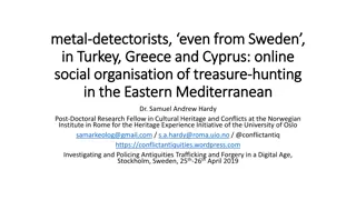 Metal Detectorists and Antiquities Laws in Eastern Mediterranean