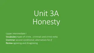 Understanding Second Conditional and Vocabulary on Types of Crimes