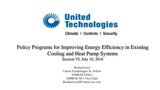 Policies and Programs for Improving Energy Efficiency in Cooling & Heat Pump Systems