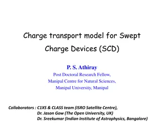 Charge Transport Model for Swept Charge Devices (SCD) in Astrophysics Research