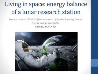 Energy Balance of Lunar Research Station: Challenges and Solutions