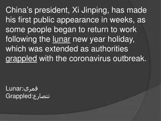 President Xi Jinping Makes First Public Appearance Amid Coronavirus Outbreak